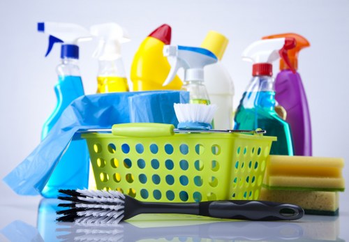 Local Watford cleaning service preparing a family home