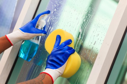 Cleaning and recycling operations at a sustainable Watford service