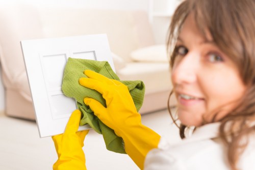 Detailed cleaning work by Watford cleaners in a busy property
